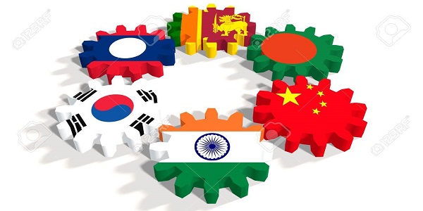 Asia-Pacific Trade Agreement Members Flags On Gears - AsiaViews